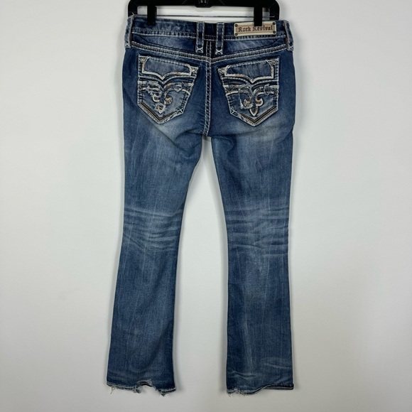 Rock Revival Boot Cut Denim Jeans Western Rodeo Country - Picture 3 of 8